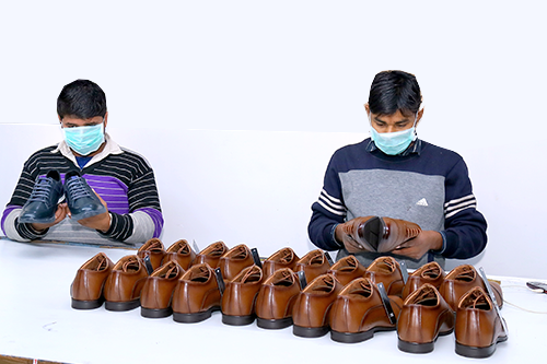 Hand crafted shoes